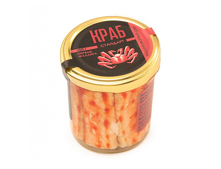 Мясо краба Стандарт "Русский икорный дом", 350 г