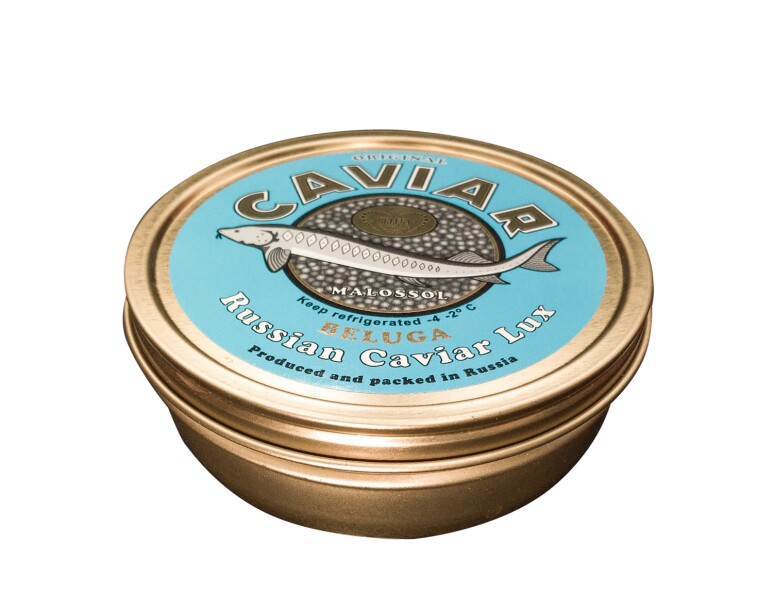 Черная икра белуги, "Русская икра", 250 г
