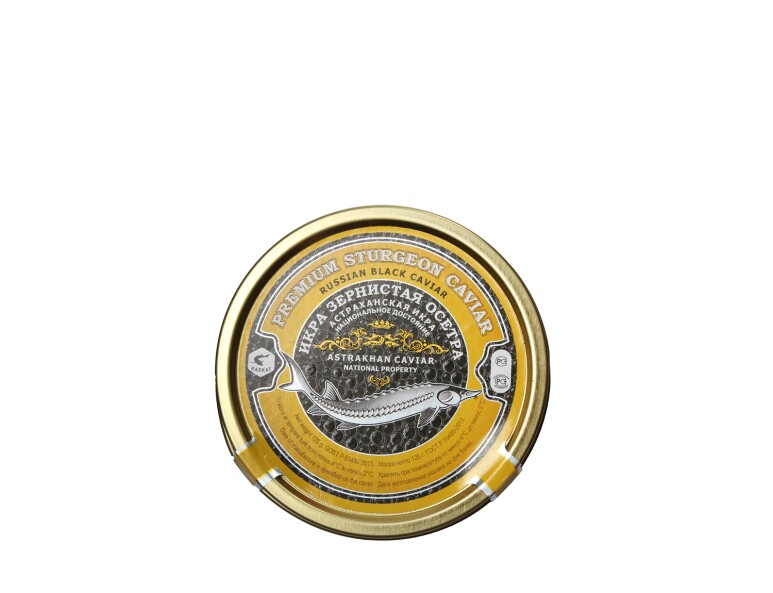 Икра черная осетровая РВК "Раскат", 125 г