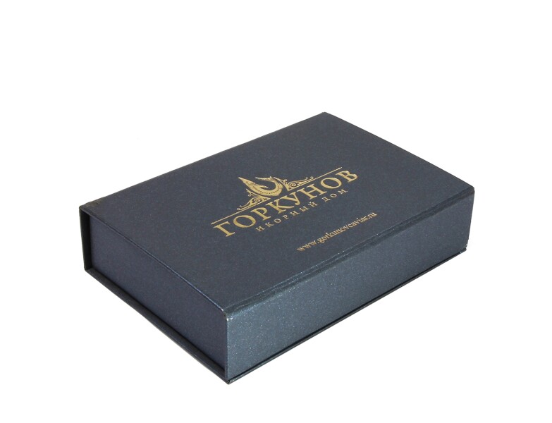 Подарочный набор с черной икрой Горкунов "Паюсная по 50 г"