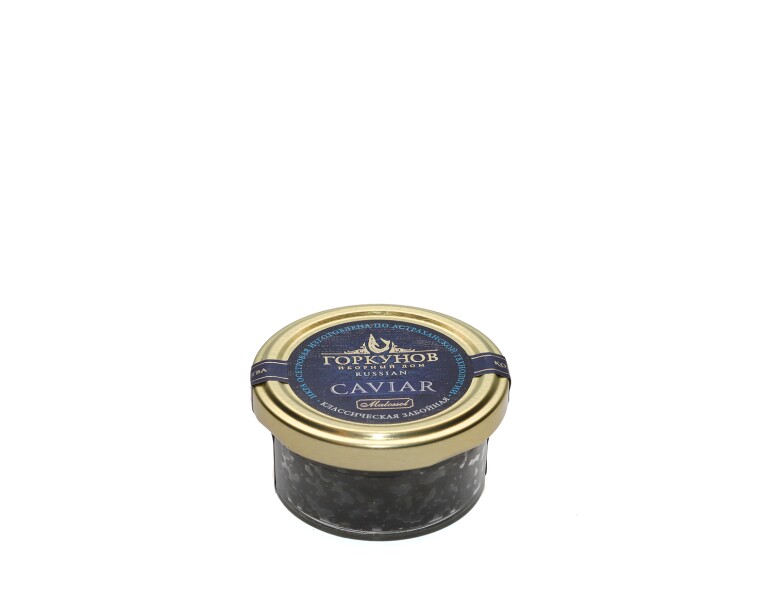 Икра черная осетровая забойная "Горкунов", 50 г