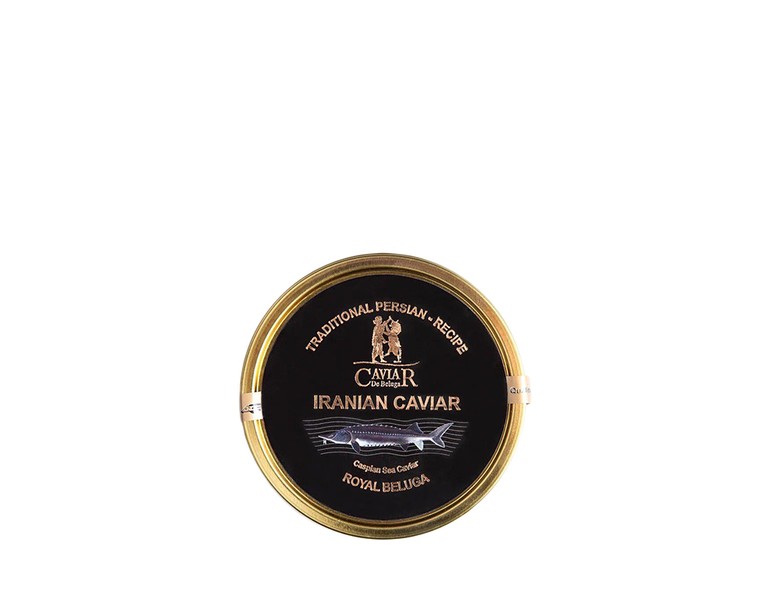 Иранская белужья черная икра, "Caviar de Beluga", 50 г