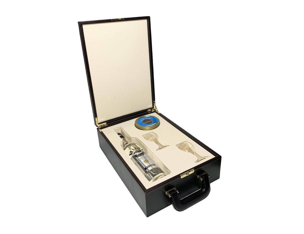 Подарочный набор с черной икрой «Премьер» заказать в Москве