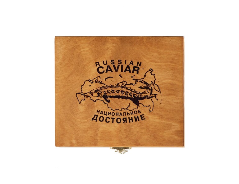 Подарочный набор с чёрной икрой "Russian Caviar Premium"